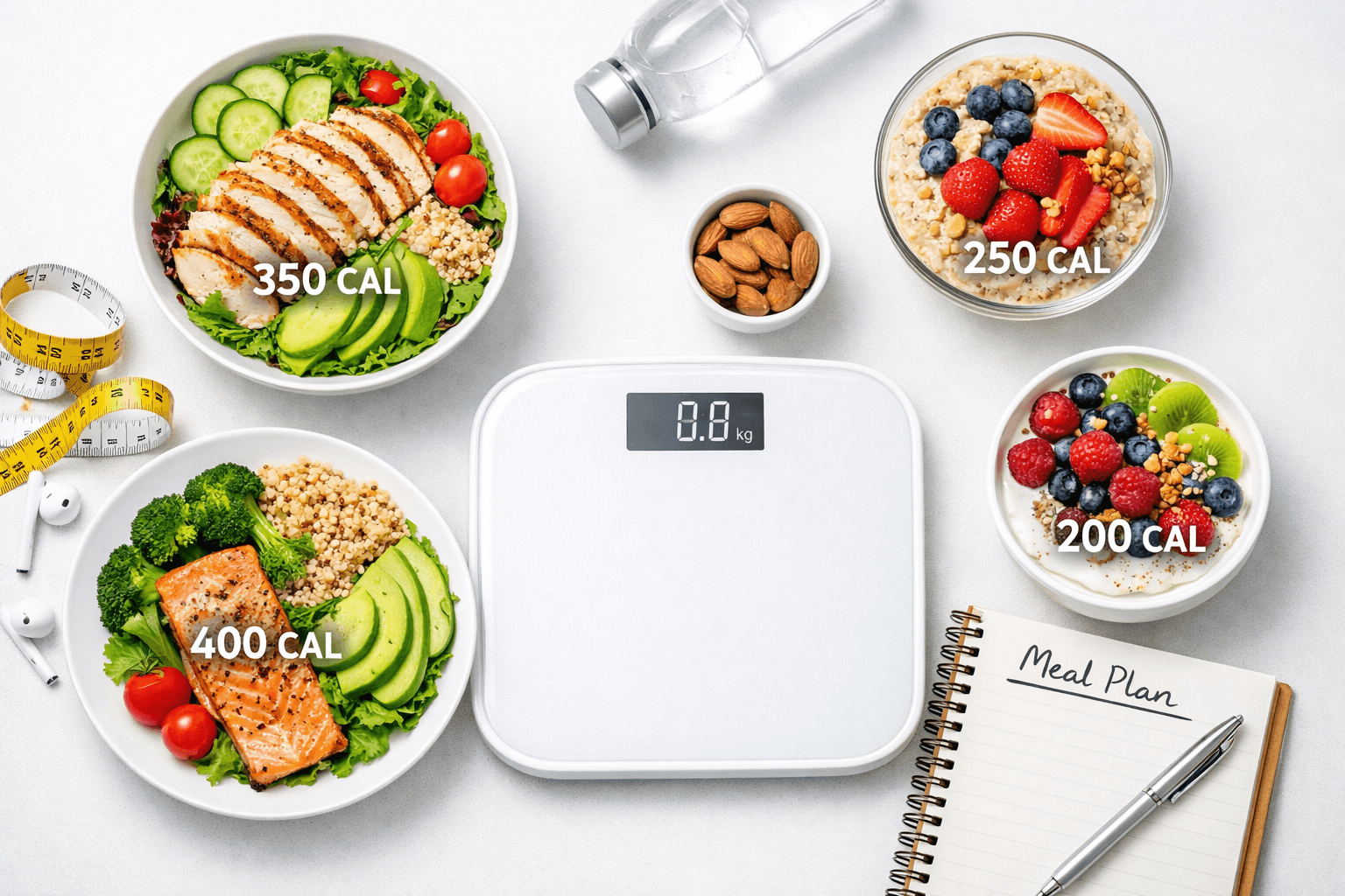 Calorie deficit meal plan for weight loss